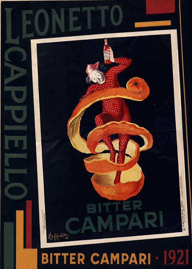 Leonetto Cappiello Bitter Campari I No4 - Póster