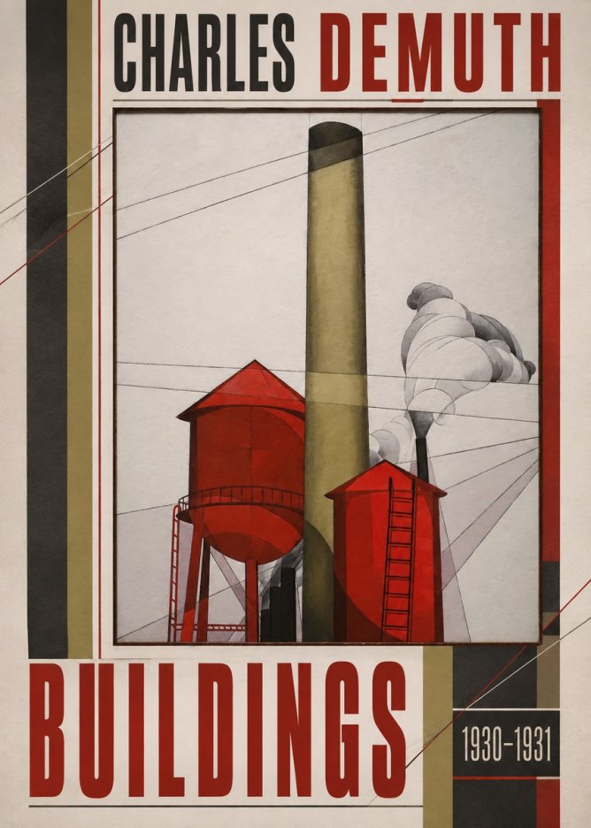 Charles Demuth Buildings No2 - Póster