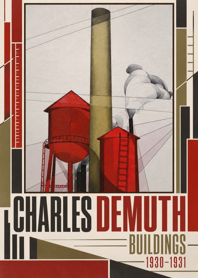 Charles Demuth Buildings No5 - Póster