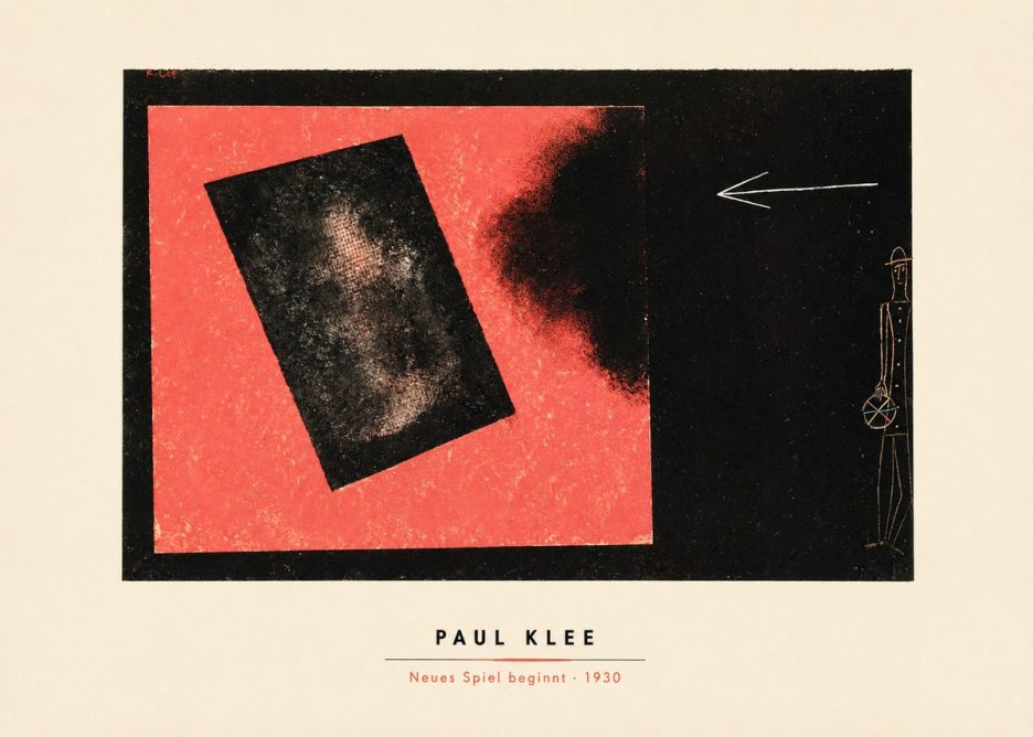 Paul Klee Neues Spiel Beginnt No4 - Póster
