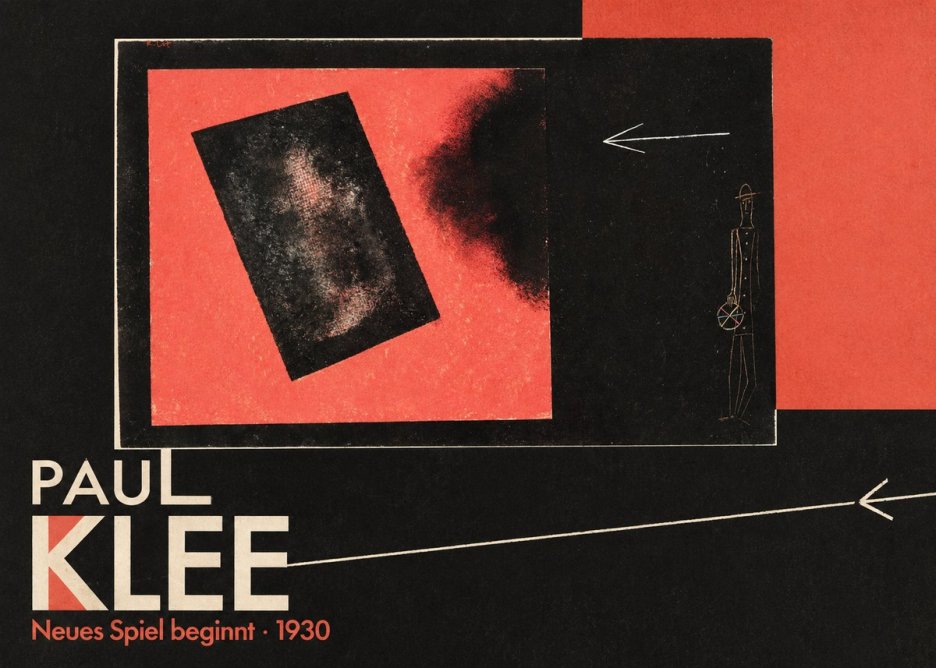 Paul Klee Neues Spiel Beginnt No6 - Póster