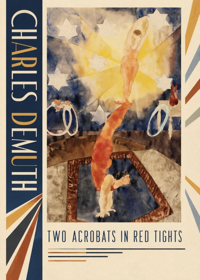 Charles Demuth Two Acrobats in Red Tights No2 - Póster