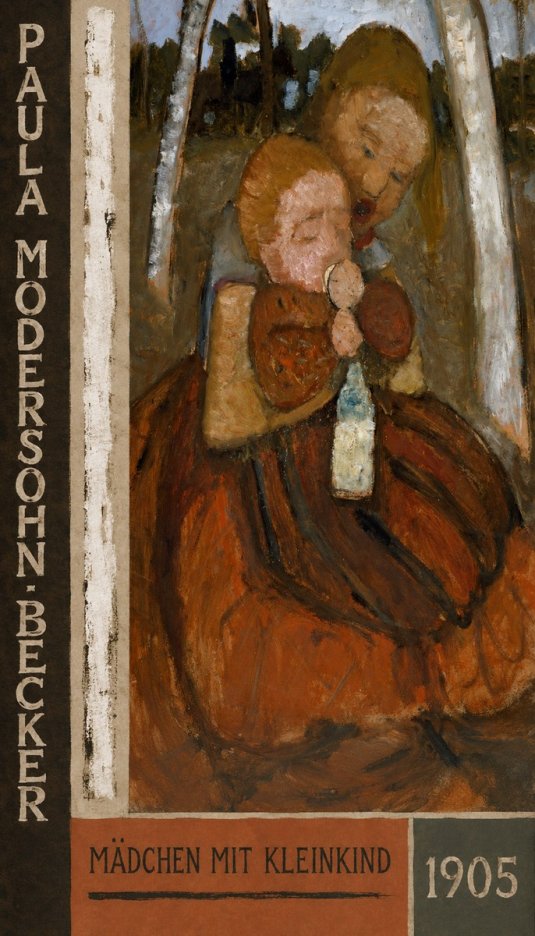 Paula Modersohn-Becker Mädchen Mit Kleinkind I No4 - Póster