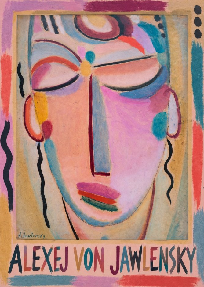 Alexej von Jawlensky Mystic Head No1 - Póster