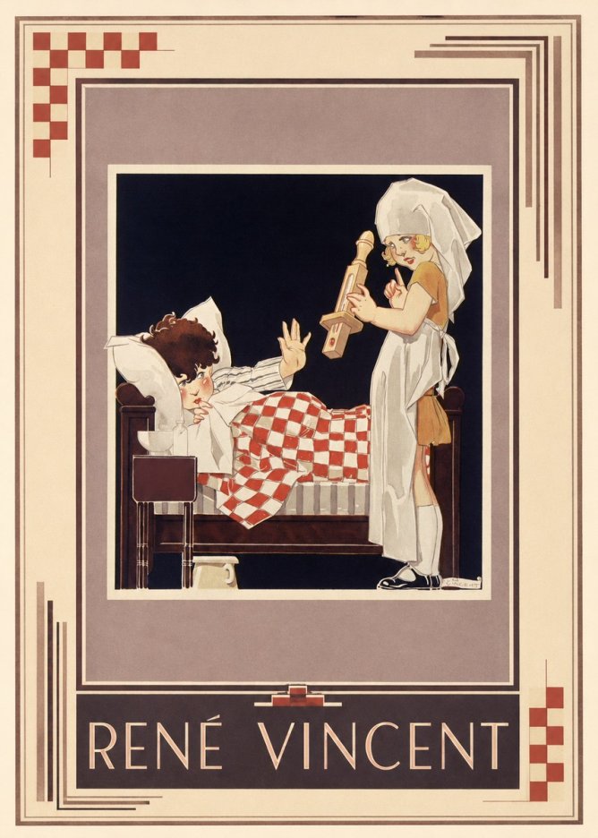 René Vincent The Little Patient No2 - Póster