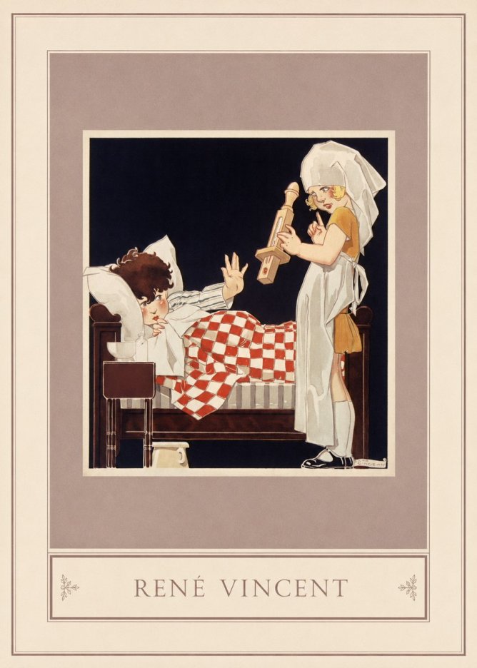 René Vincent The Little Patient No3 - Póster