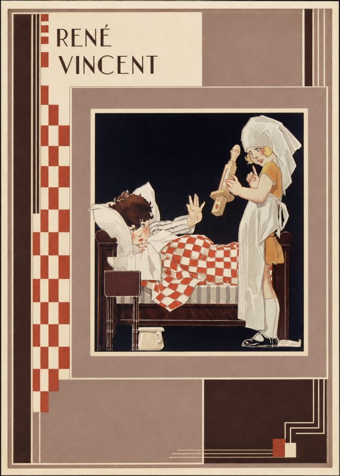 René Vincent The Little Patient No4 - Póster