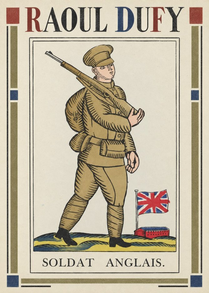 Raoul Dufy Soldat Anglais. No1 - Póster
