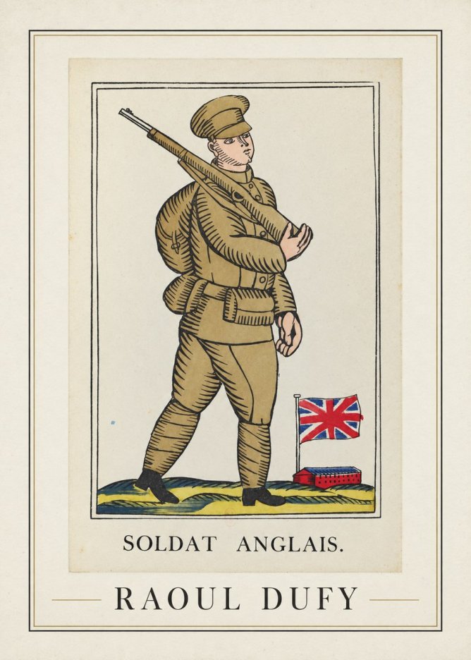 Raoul Dufy Soldat Anglais. No5 - Póster