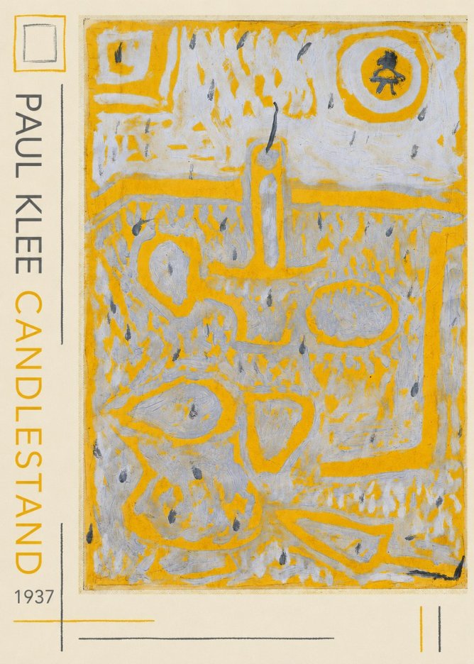 Paul Klee Candlestand No2 - Póster
