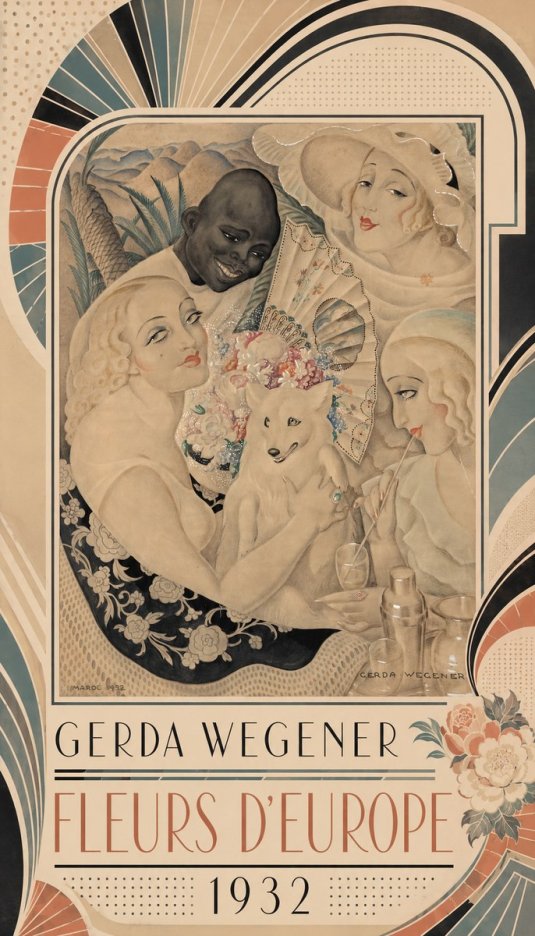 Gerda Wegener Fleurs D'europe No5 - Póster