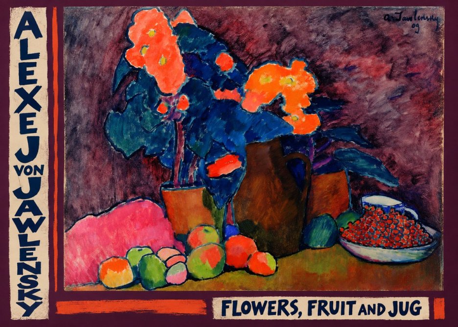 Alexej von Jawlensky Flowers, Fruit and Jug No2 - Póster