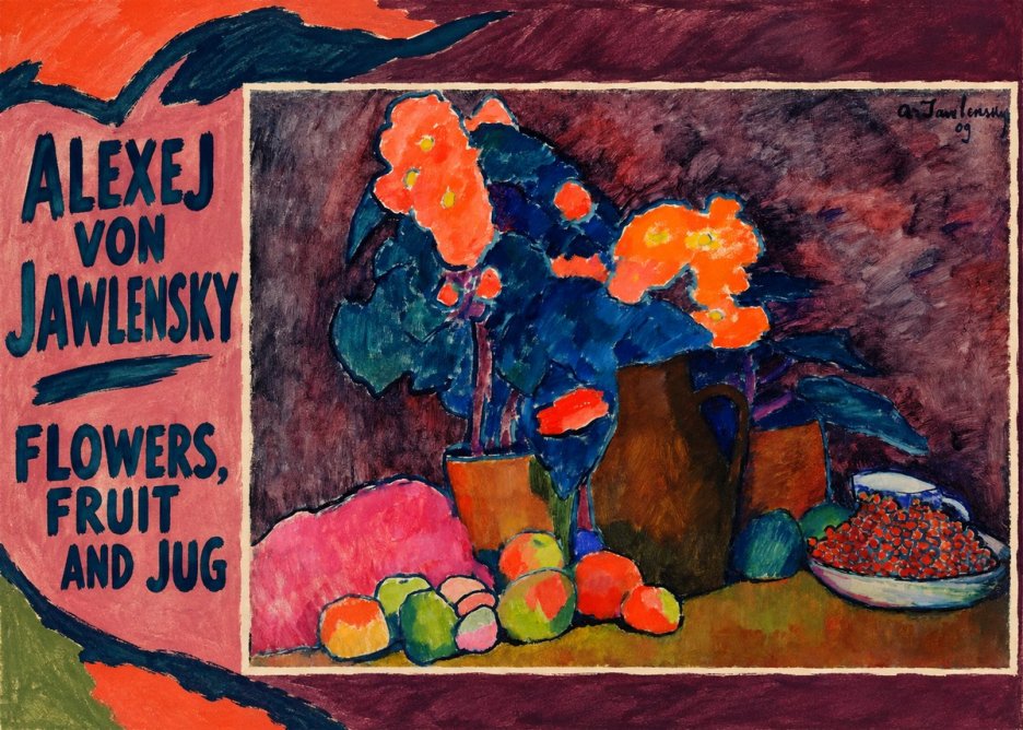 Alexej von Jawlensky Flowers, Fruit and Jug No5 - Póster