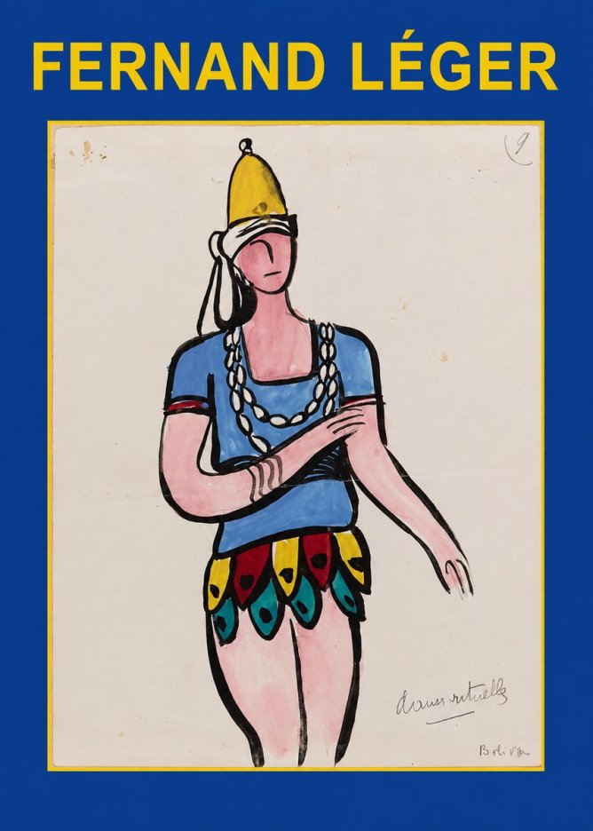Fernand Léger Danse Rituelle No1 - Póster