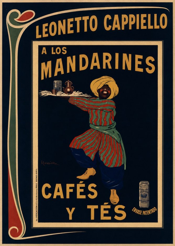 Leonetto Cappiello A Los Mandarines No1 - Póster