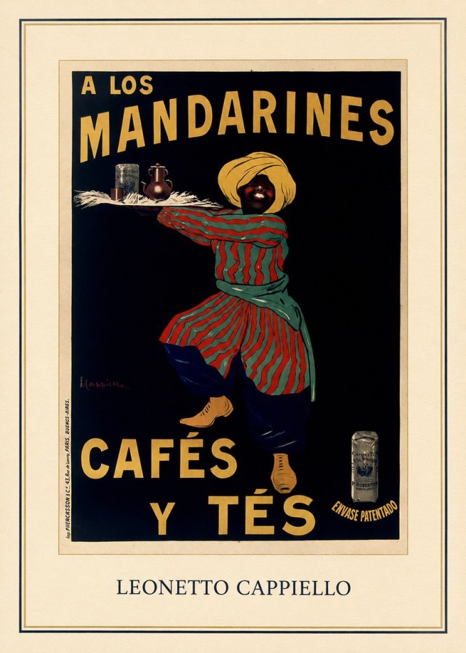 Leonetto Cappiello A Los Mandarines No4 - Póster