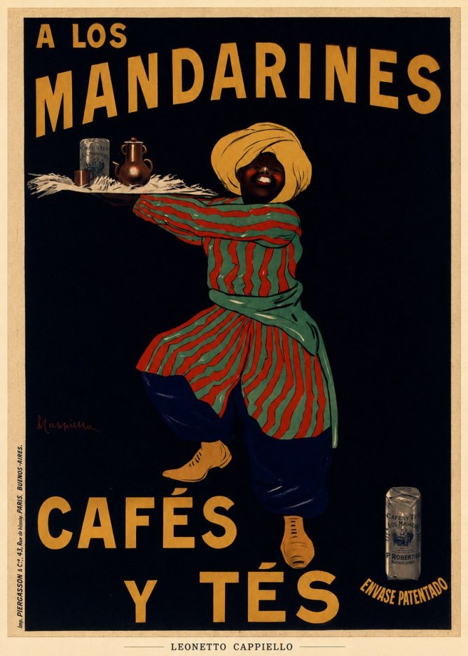 Leonetto Cappiello A Los Mandarines No6 - Póster