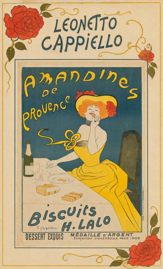 Leonetto Cappiello Amandines De Provence Biscuits H. Lalo II No5 - Póster