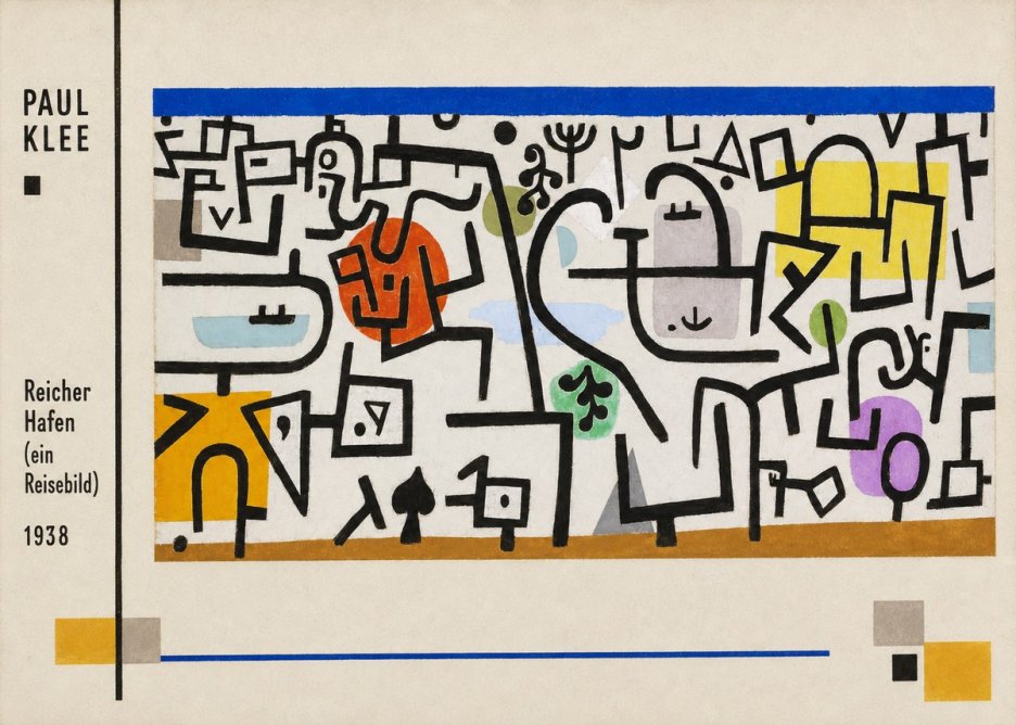 Paul Klee Reicher Hafen (Ein Reisebild) II No3 - Póster