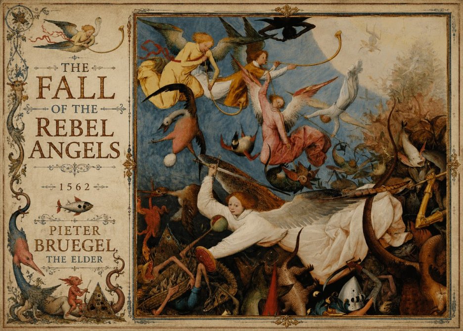 Pieter Bruegel The Fall of the Rebel Angels II No2 - Póster
