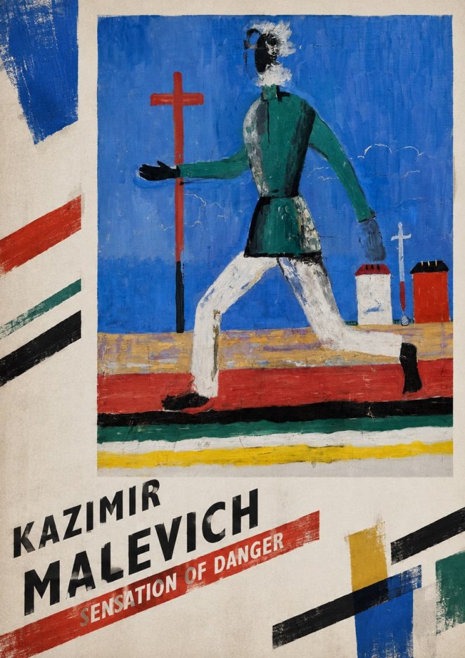 Kazimir Malevich Sensation of Danger No5 - Póster