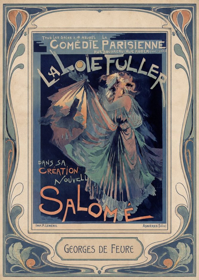 Georges de Feure Salomé II No1 - Póster