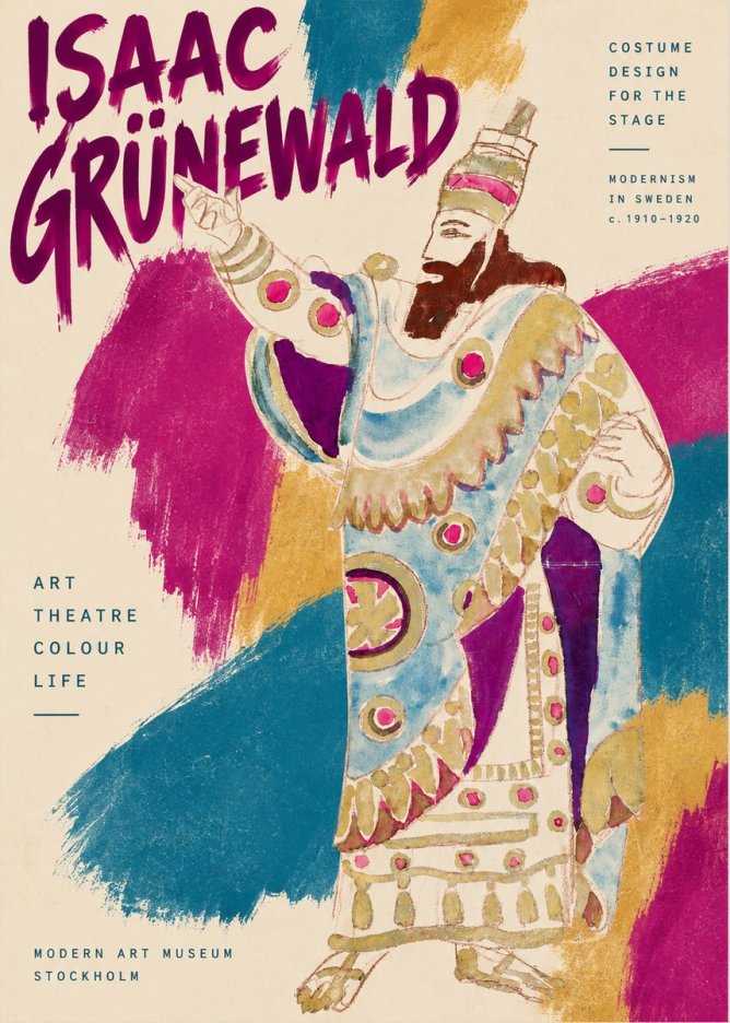 Isaac Grünewald The Theatre Lives No2 - Póster