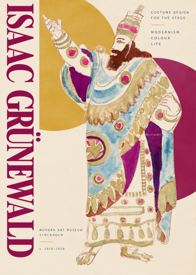 Isaac Grünewald The Theatre Lives No3 - Póster