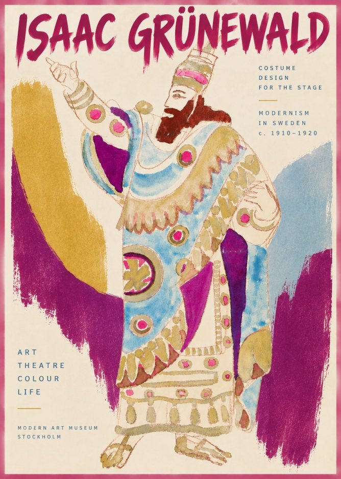 Isaac Grünewald The Theatre Lives No6 - Póster