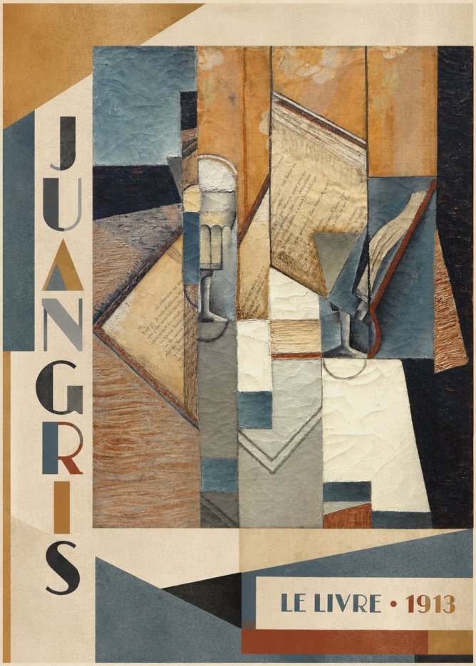 Juan Gris Le Livre No2 - Póster