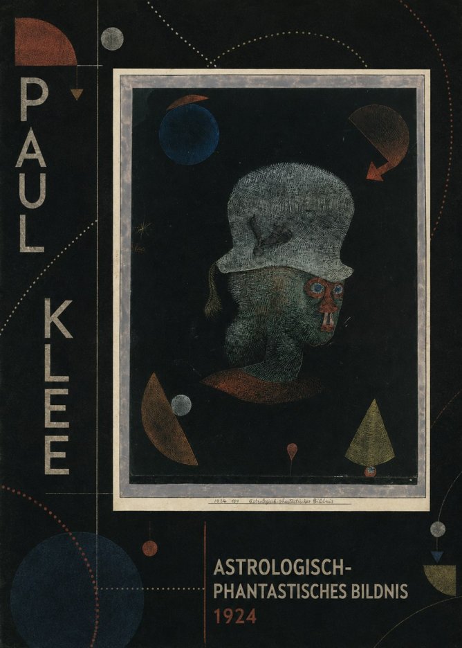 Paul Klee Astrologisch-phantastisches Bildnis No3 - Póster