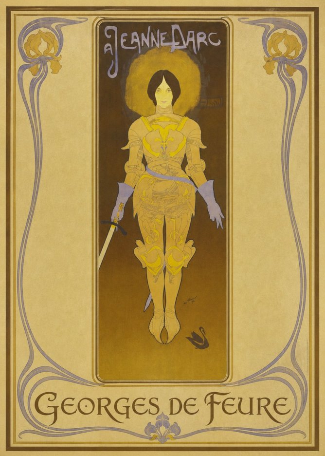 Georges de Feure À Jeanne D'arc No1 - Póster