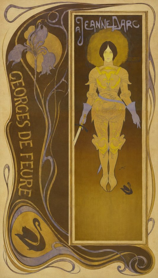 Georges de Feure À Jeanne D'arc No2 - Póster