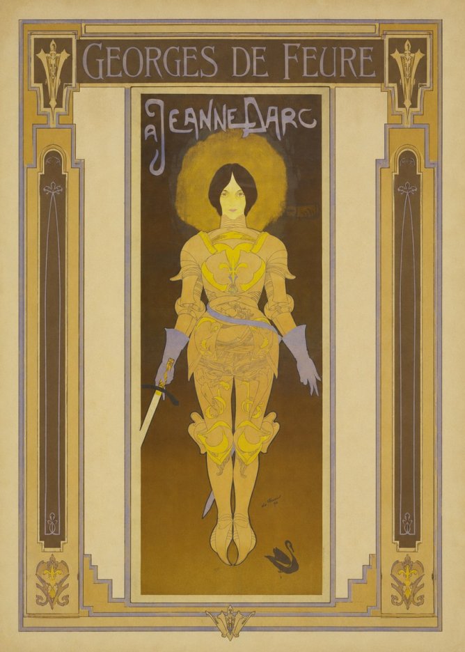 Georges de Feure À Jeanne D'arc No3 - Póster