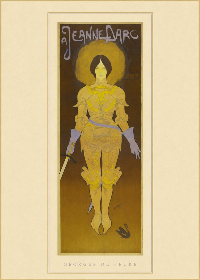 Georges de Feure À Jeanne D'arc No4 - Póster