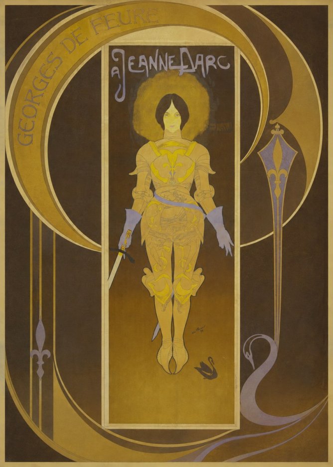 Georges de Feure À Jeanne D'arc No6 - Póster