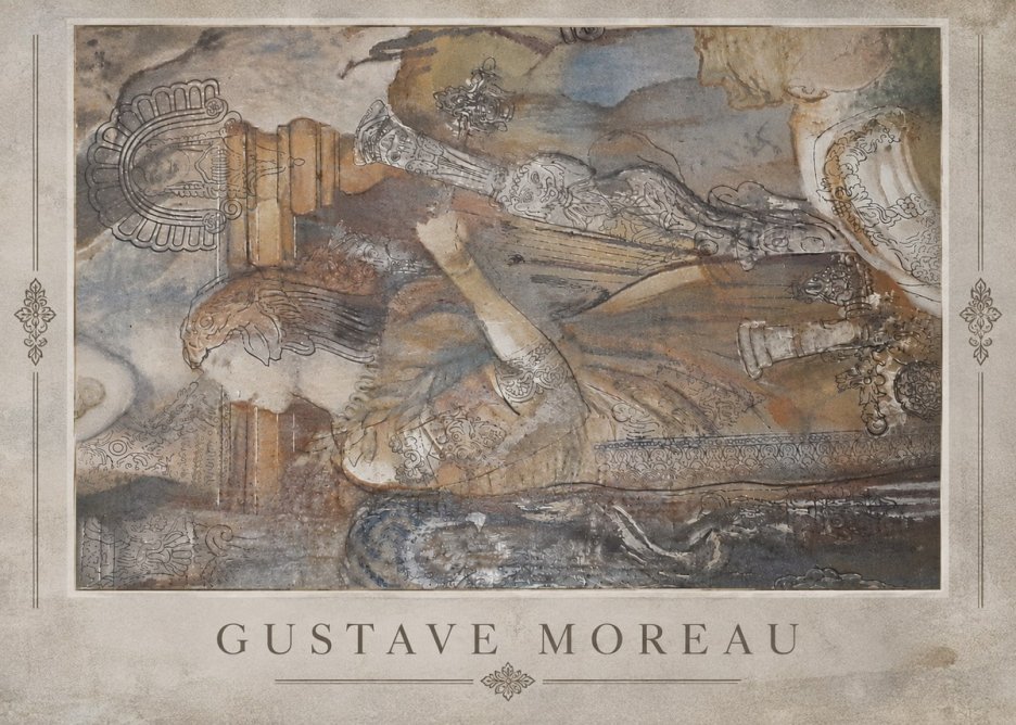 Gustave Moreau Study for the Triumph of Death No5 - Póster