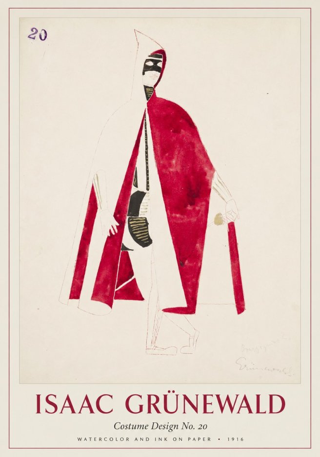 Isaac Grünewald Costume Design No. 20 No1 - Póster