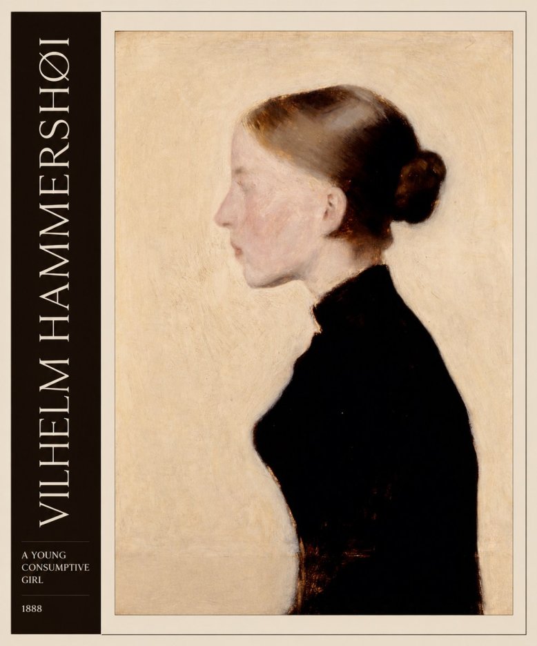 Vilhelm Hammershøi A Young Consumptive Girl No2 - Póster