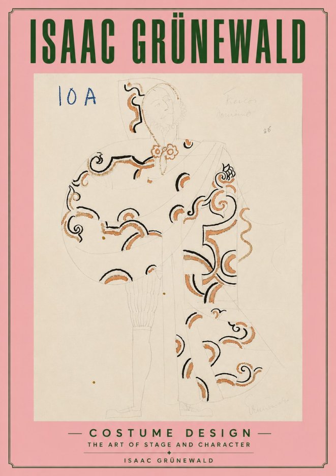 Isaac Grünewald Costume Design VIII No5 - Póster