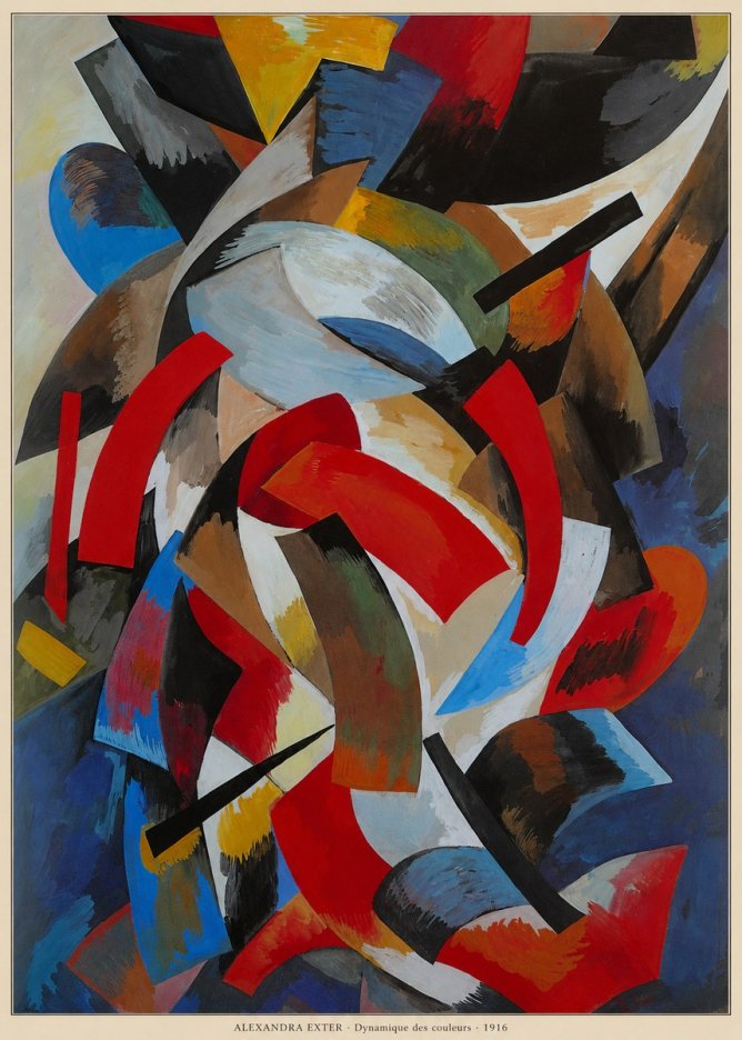 Alexandra Exter Dynamique Des Couleurs 1916 No6 - Póster