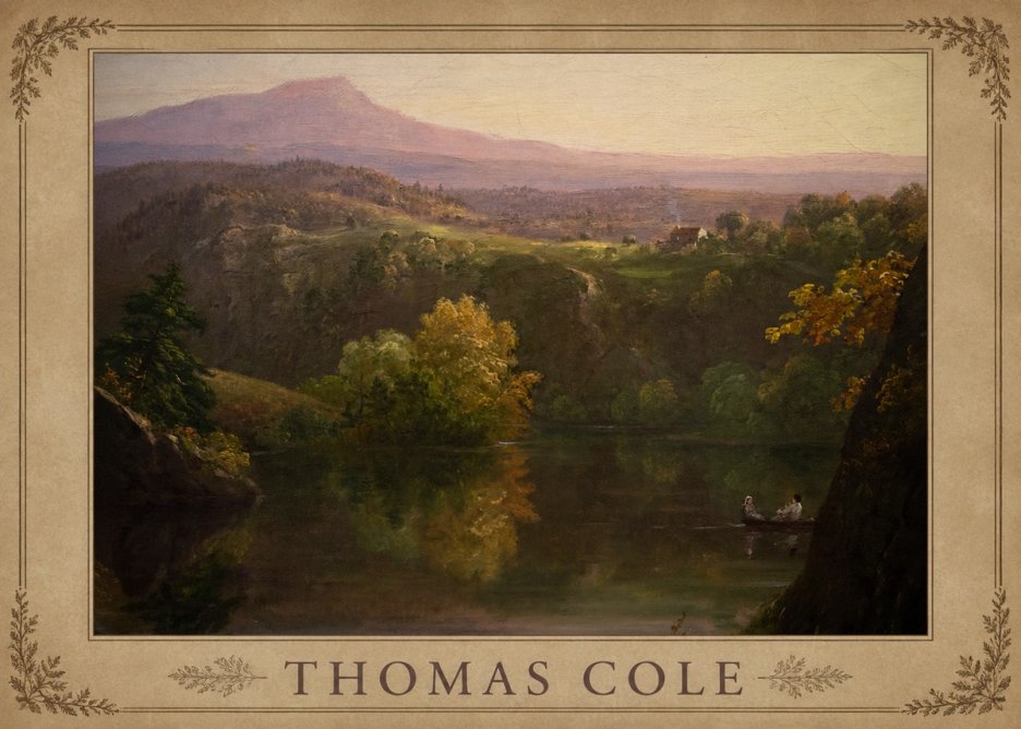 Thomas Cole View of the Catskill Mountains, Early Autumn No4 - Póster