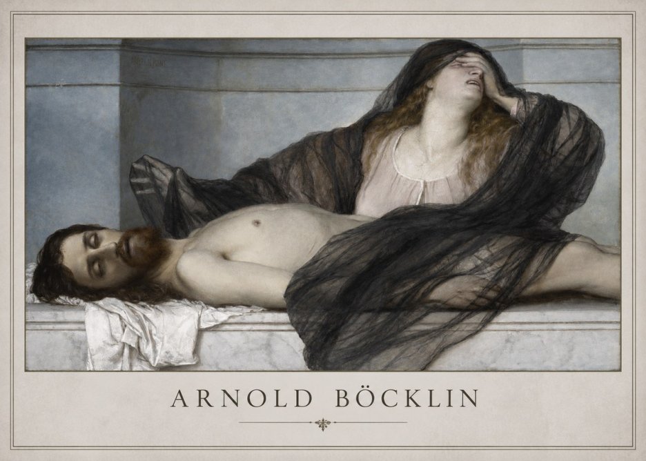 Arnold Böcklin Marie Magdalene No1 - Póster