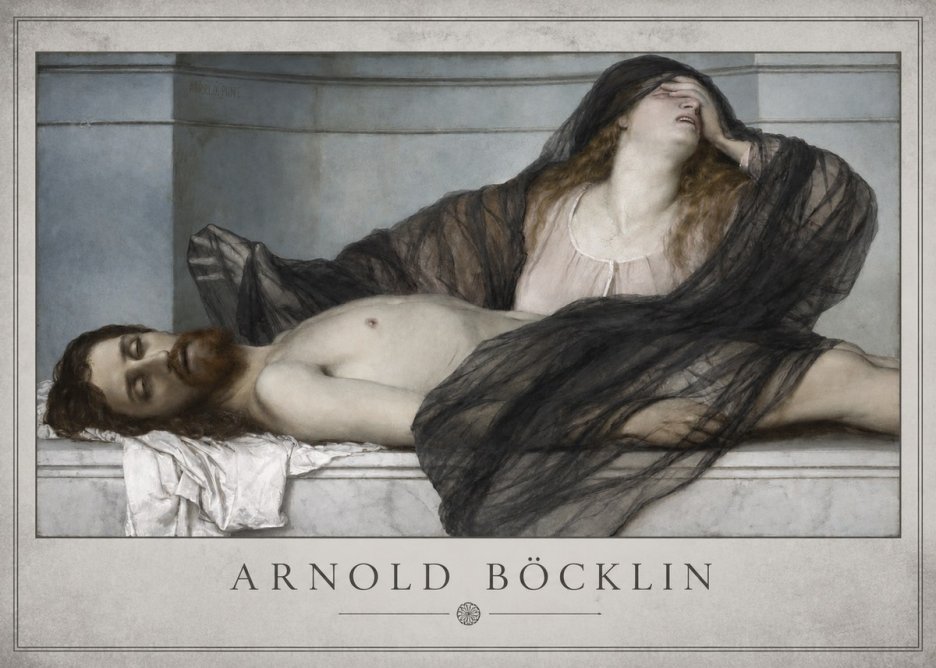 Arnold Böcklin Marie Magdalene No2 - Póster