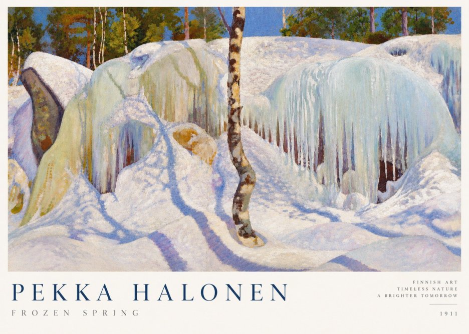 Pekka Halonen Frozen Spring No3 - Póster