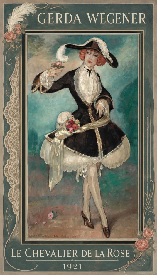 Gerda Wegener Le Chevalier De La Rose No1 - Póster