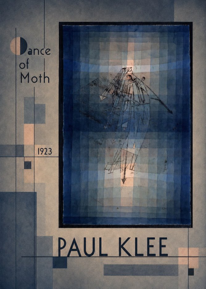 Paul Klee Dance of Moth No2 - Póster