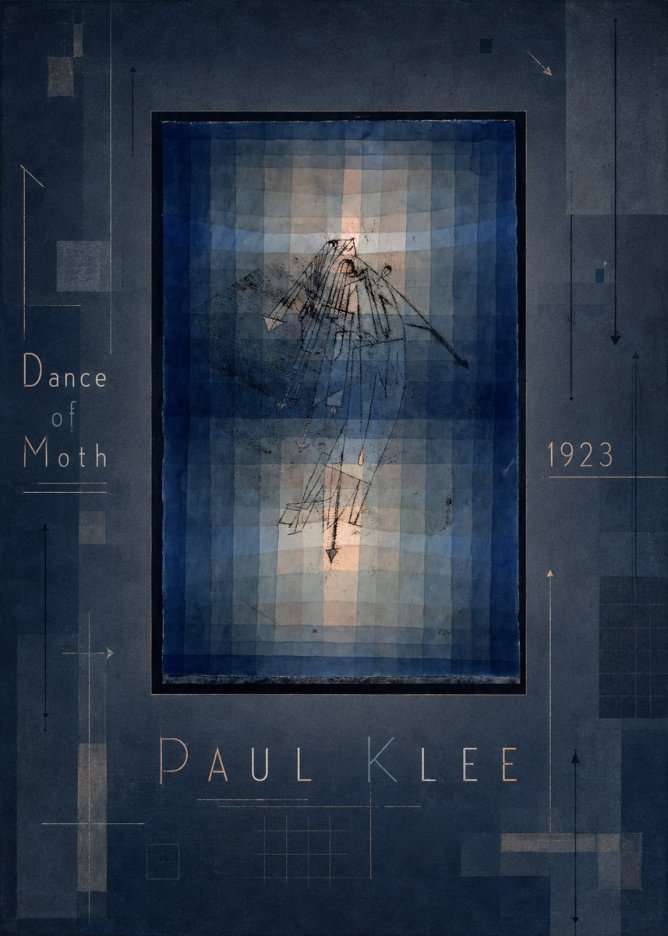 Paul Klee Dance of Moth No3 - Póster