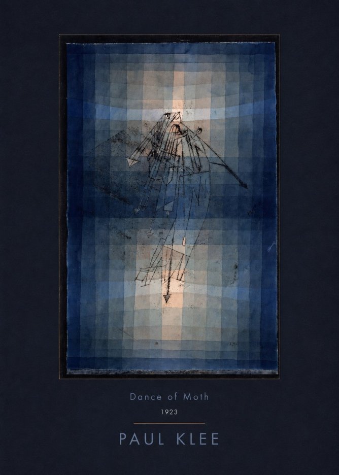 Paul Klee Dance of Moth No5 - Póster