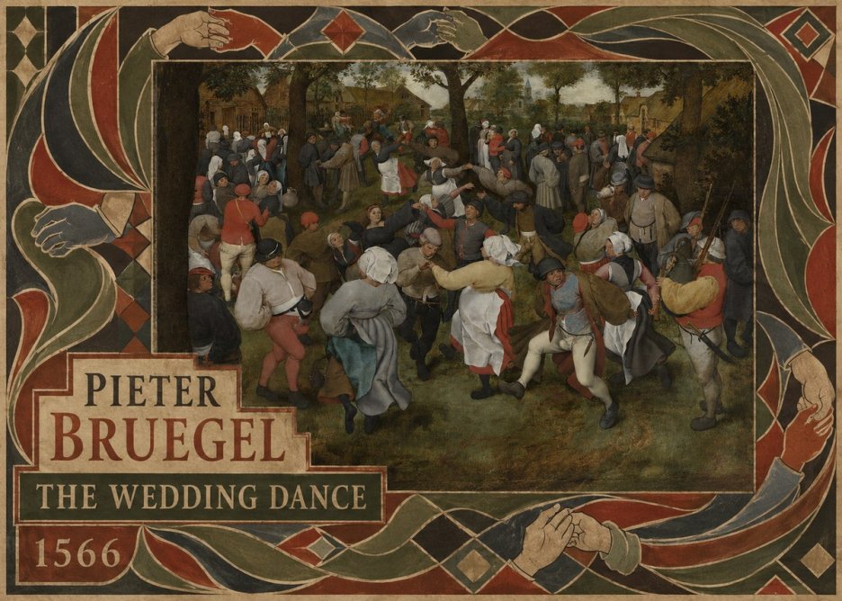 Pieter Bruegel The Wedding Dance I No5 - Póster